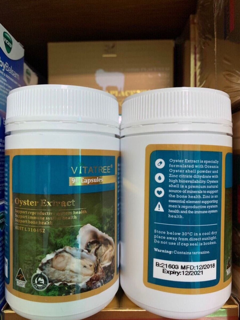 Khám phá Viên Uống Tăng Cường Sinh Lý Nam Giới Vitatree Oyster Extract 90V 3
