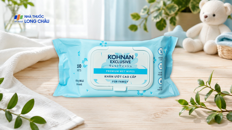 Khăn ướt cao cấp Kohnan Exclusive