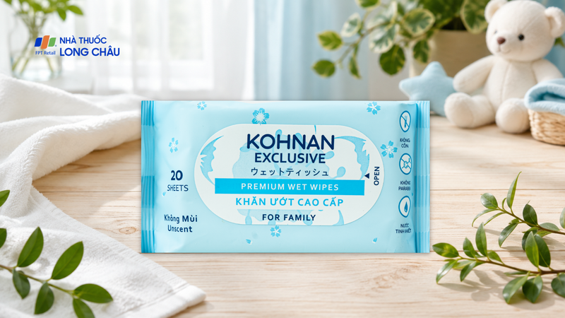 Khăn ướt cao cấp Kohnan Exclusive