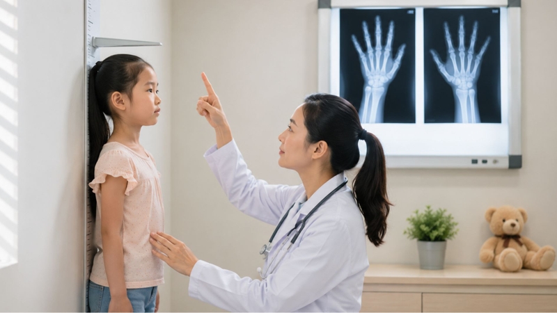 Tuổi xương lớn hơn tuổi thật có thể ảnh hưởng đến chiều cao tương lai của trẻ
