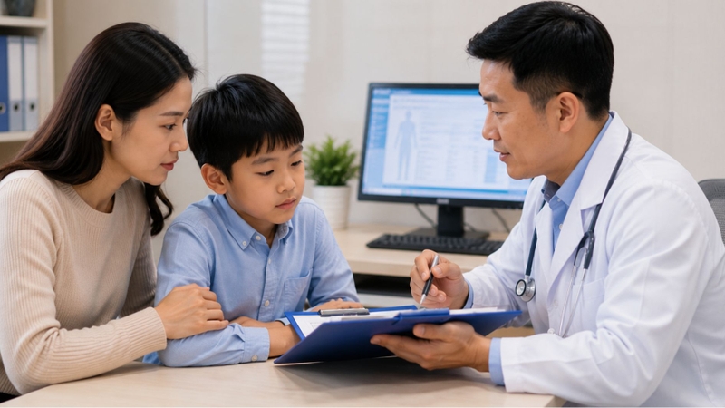 Phụ huynh nên trao đổi với bác sĩ để hiểu đúng kết quả xét nghiệm của trẻ