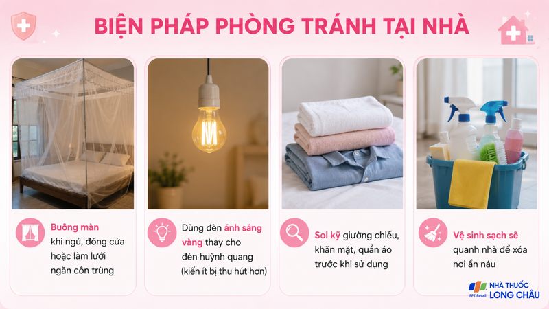 Cách phòng bệnh tốt nhất là tránh tiếp xúc trực tiếp với côn trùng