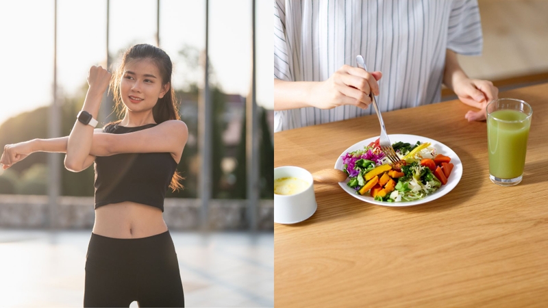 Duy trì lối sống lành mạnh là một trong những kinh nghiệm chữa lạc nội mạc tử cung