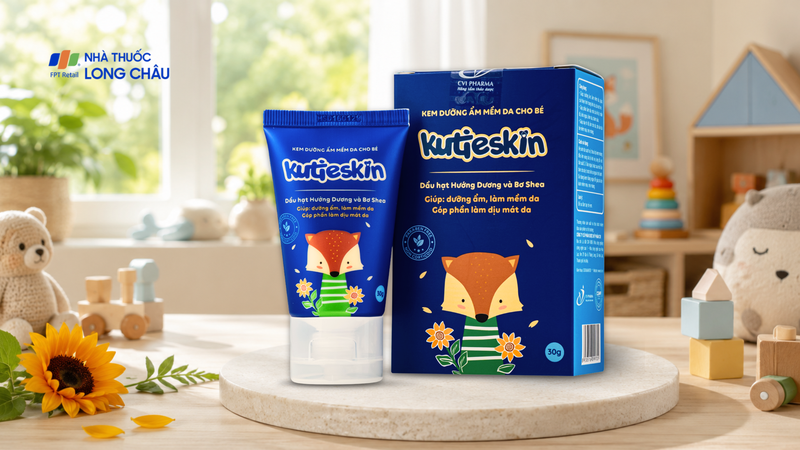 Kem dưỡng ẩm mềm da cho bé Kutieskin