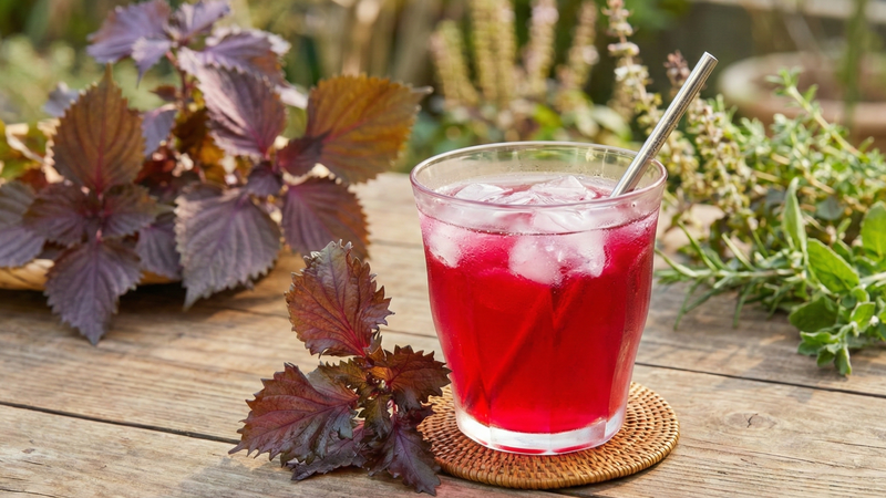 Người có cơ địa nóng trong, hay bị nhiệt miệng, nên hạn chế uống nước lá tía tô