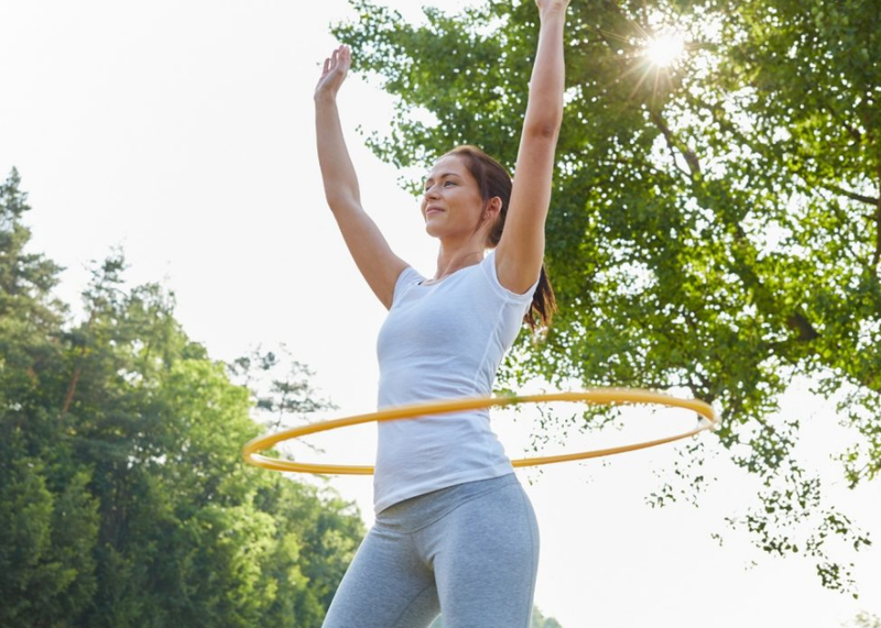 Bài tập lắc vòng nên thực hiện với mức độ hợp lý