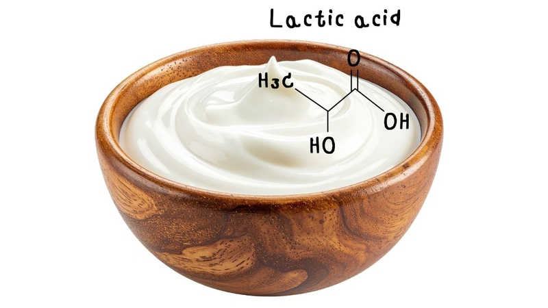 Lactic acid là hợp chất tự nhiên có trong cơ thể và thực phẩm lên men