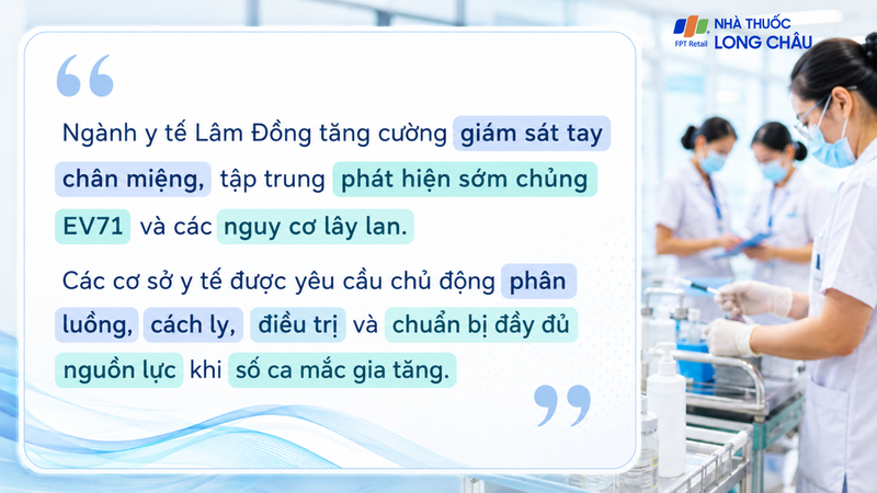 Ngành y tế Lâm Đồng tăng giám sát, phát hiện sớm nguy cơ lây lan