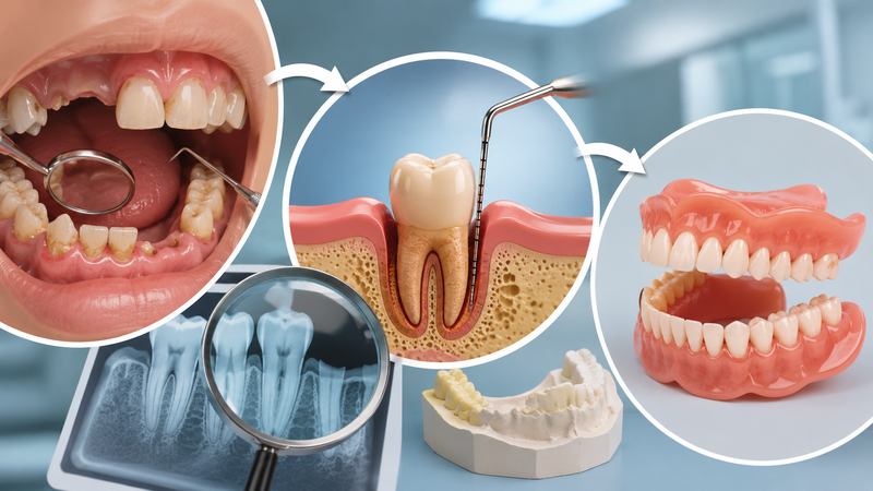 Việc lựa chọn vật liệu làm răng giả phù hợp tùy vào độ tuổi và tình trạng