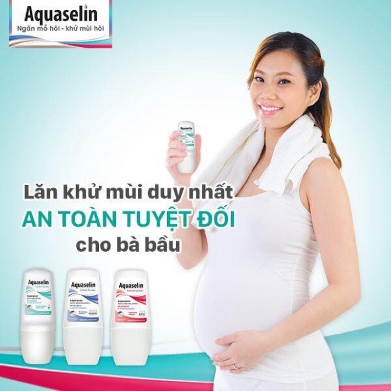 Lăn khử mùi Aquaselin được kiểm chứng đạt tiêu chuẩn an toàn của châu Ân nên các mẹ bầu có thể tin dùng