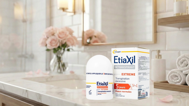Lăn khử mùi Etiaxil Détranspirant Extreme Peaux Normales dành cho người bị tăng tiết mồ hôi nặng