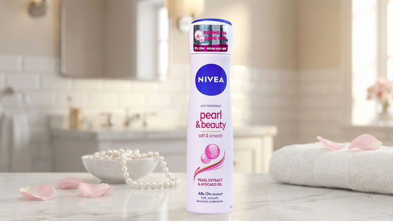 Xịt khử mùi Nivea không gây nhờn rít hay bết dính