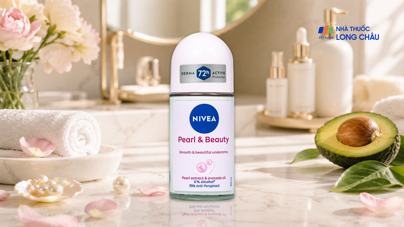 Lăn ngăn mùi Nivea Pearl Beauty