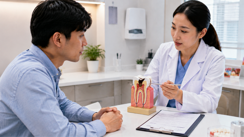 Trao đổi với nha sĩ nếu cơn đau không thuyên giảm