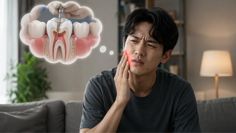 Lấy tủy răng lần 1 vẫn còn đau nhẹ có thể gặp sau điều trị