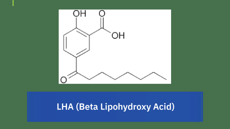 LHA là một dạng dẫn xuất của Salicylic Acid (thuộc nhóm BHA)