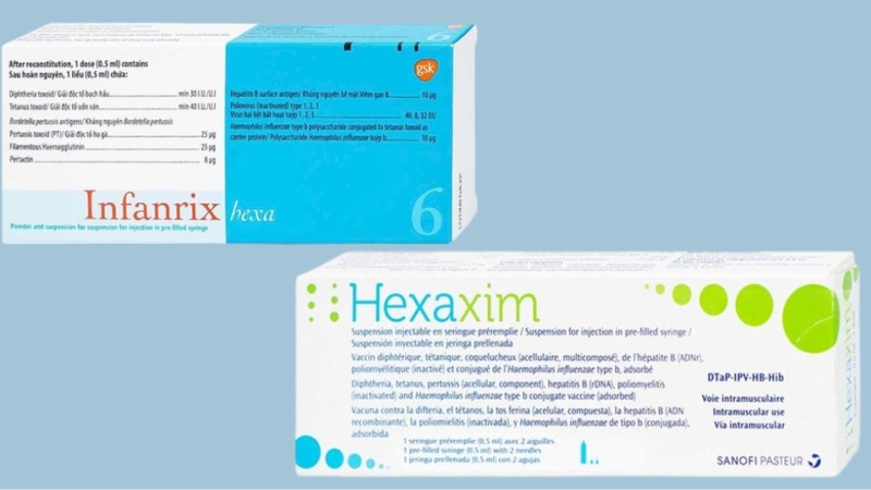 Các loại vắc xin 6 trong 1 hiện nay