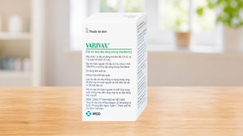 Varivax là một trong những vắc xin được sử dụng để phòng bệnh thủy đậu