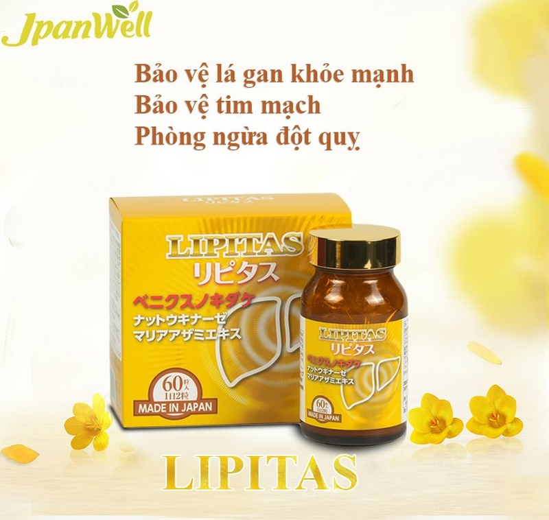 Lipitas Jpanwell: Sản phẩm công nghệ Nhật giúp giảm mỡ máu và cho một lá gan khỏe 3