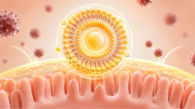 Lớp màng phospholipid hỗ trợ hạn chế kích ứng tiêu hóa