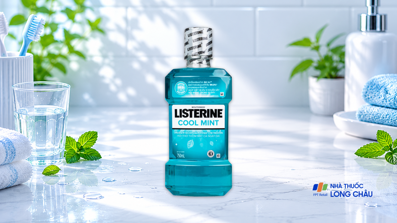 Nước súc miệng Listerine Cool Mint