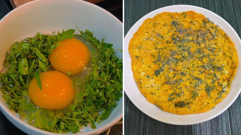 Các loại lá rán cùng trứng bổ sung dinh dưỡng và gia tăng công dụng cho món ăn