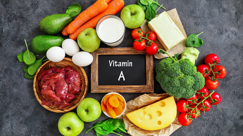 Bổ sung các thực phẩm giàu dưỡng chất như vitamin A