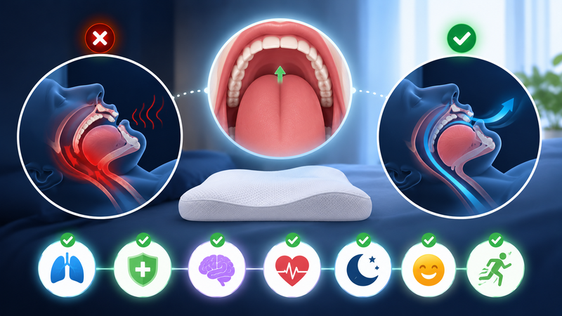 Tư thế đặt lưỡi lý tưởng để có một giấc ngủ chất lượng