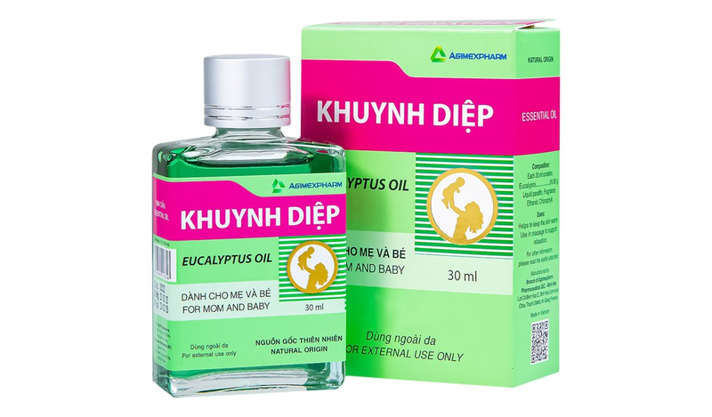 Tinh dầu khuynh diệp Eucalyptus Oil Agimexpharm cho mẹ và bé