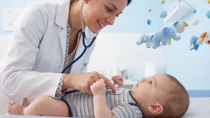 Trẻ sơ sinh dính thắng lưỡi nên đi khám bác sĩ