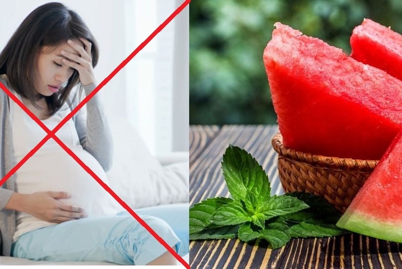 Bà bầu không nên ăn dưa hấu nhiều trong thời kỳ mang thai