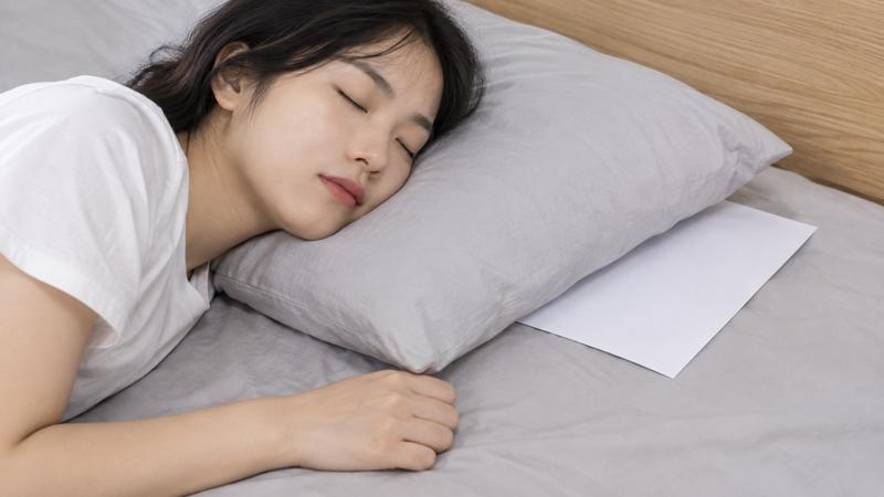 Tình trạng giấy A4 không thay thế đánh giá khả năng nâng đỡ của gối