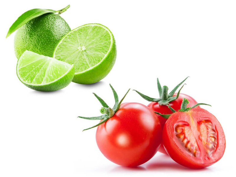 Cách làm trắng răng bằng chanh và cà chua