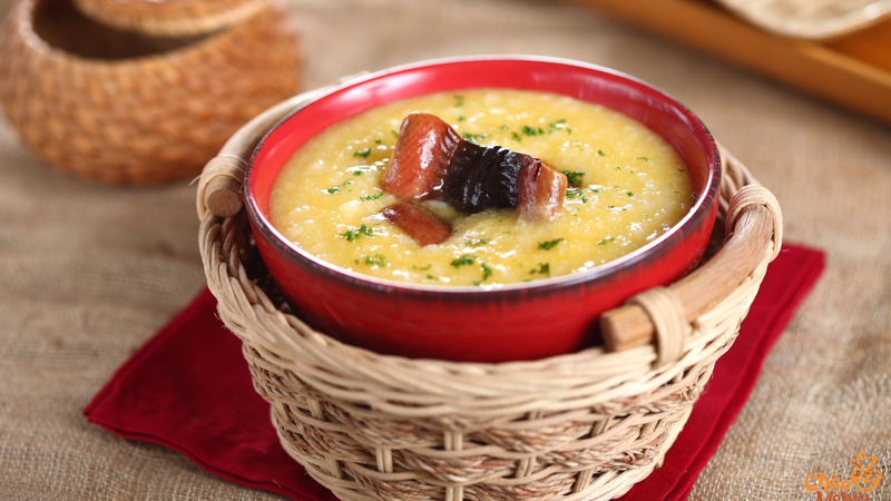 Mách mẹ cách nấu cháo lươn khoai môn cho bé ăn dặm 3