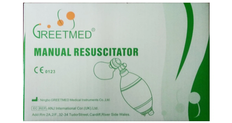 Bóp bóng Oxy Manual Resuscitator Greetmed