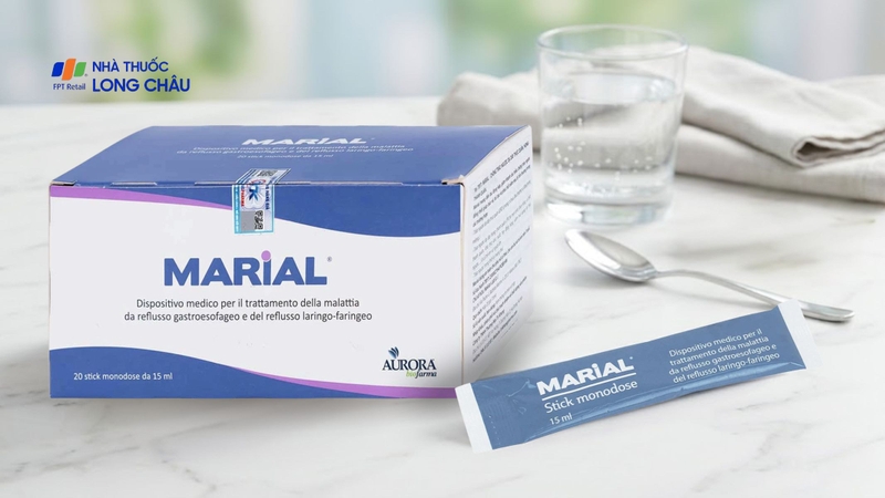 Marial Gel (20 gói x 15ml) chống trào ngược dạ dày thực quản