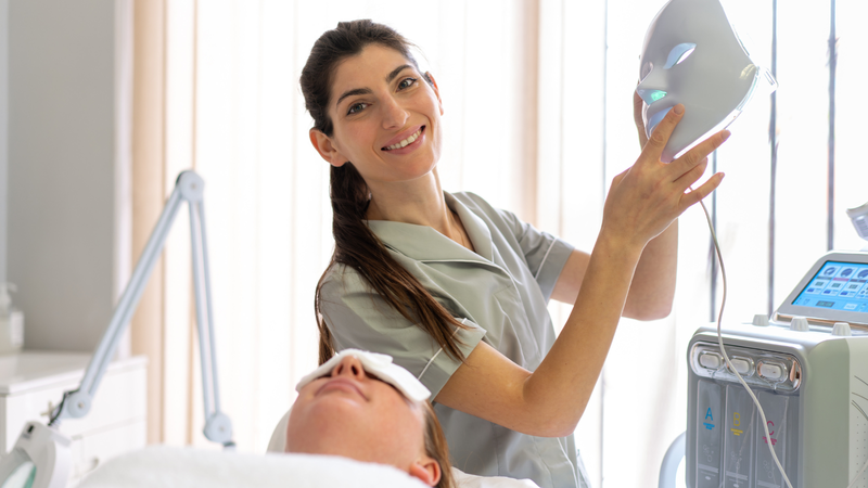 Chỉ nên sử dụng mặt nạ ánh sáng sinh học khoảng 2 - 3 lần mỗi tuần