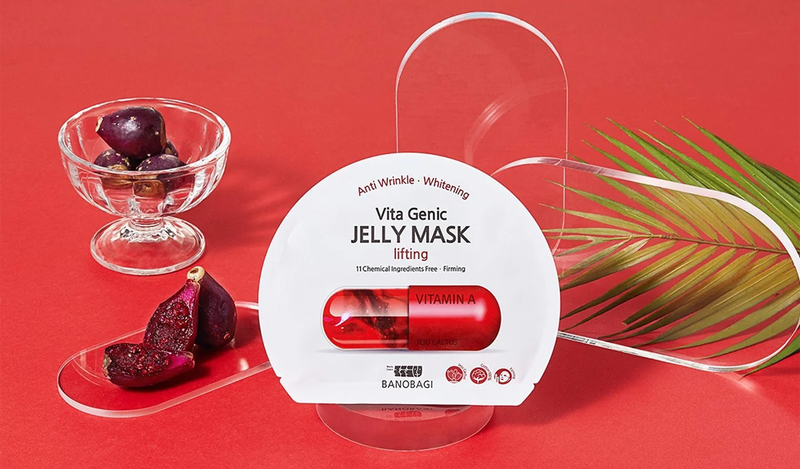Mặt nạ Banobagi màu đỏ có tác dụng gì? Review mặt nạ Banobagi Vita Genic Jelly Mask Lifting 2