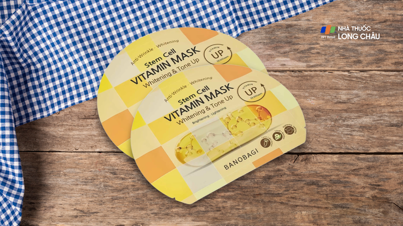 Mặt nạ Banobagi Stem Cell Vitamin Mask Whitening & Tone-Up