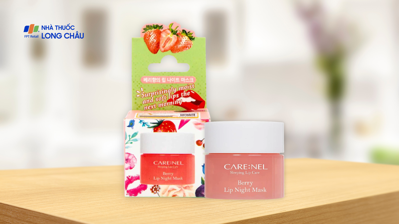 Mặt nạ ngủ môi CARE:NEL hương berry