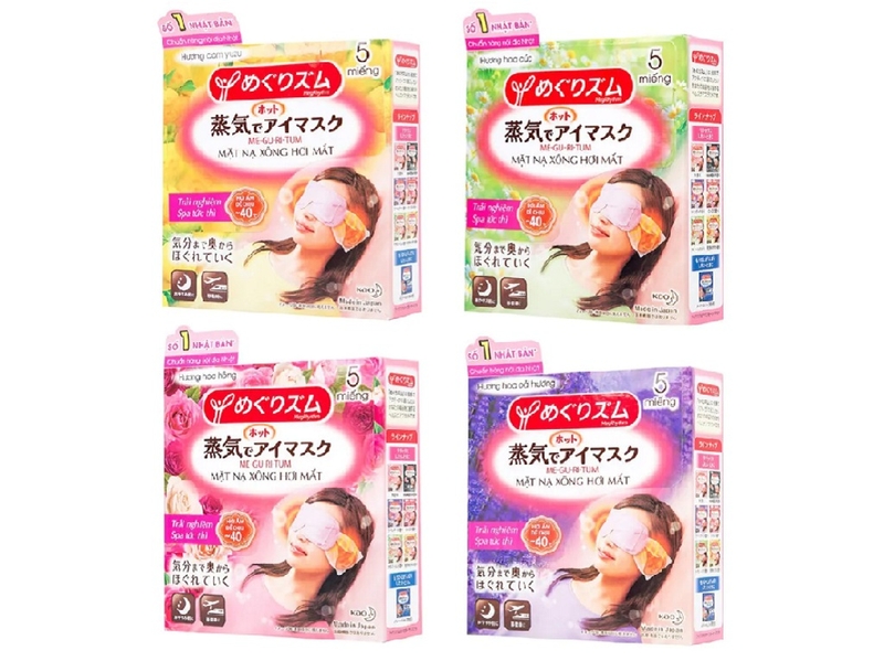 Mặt nạ xông hơi mắt MegRhythm Review 1