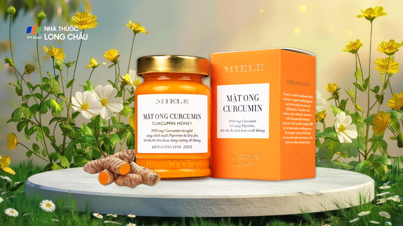 Mật ong Curcumin Miele chính hãng giá tốt tại Nhà thuốc Long Châu