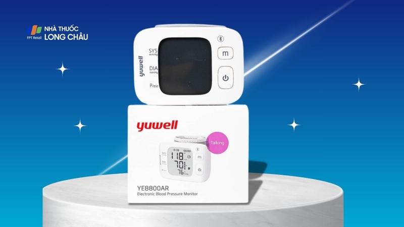 Yuwell YE-8800AR có cảnh báo rối loạn nhịp tim, hướng dẫn giọng nói