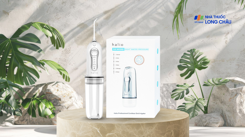 Máy tăm nước cầm tay Halio Professional Cordless Oral Irrigato
