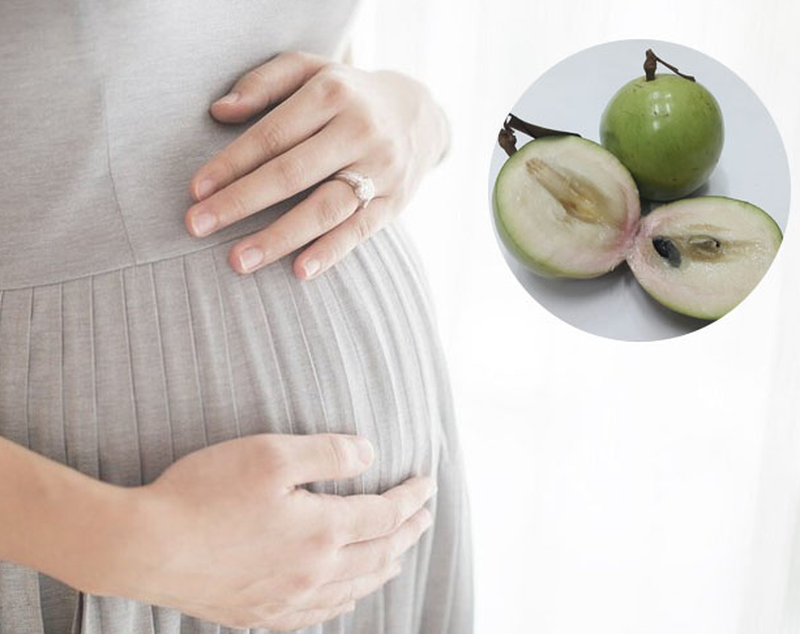 Bầu ăn vú sữa được không?