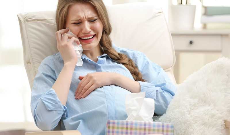 Mẹ bầu khóc nhiều trong 3 tháng cuối có ảnh hưởng tới thai nhi không? 2