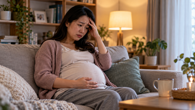 Lo lắng và thay đổi của cơ thể là những nguyên nhân chính khiến mẹ bầu mất ngủ