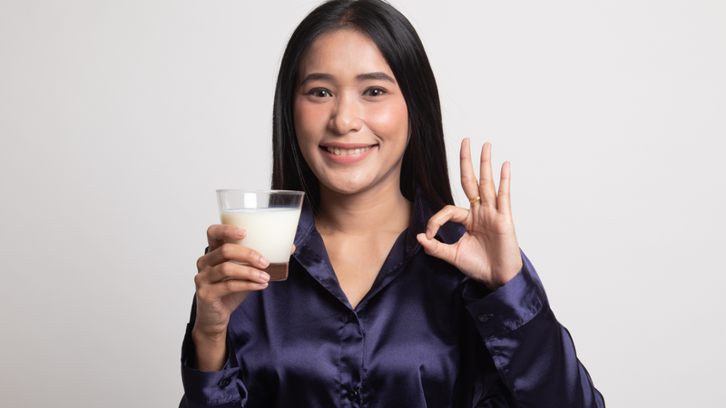 Thời điểm tốt nhất để uống sữa là sau bữa ăn chính hoặc giữa các bữa phụ