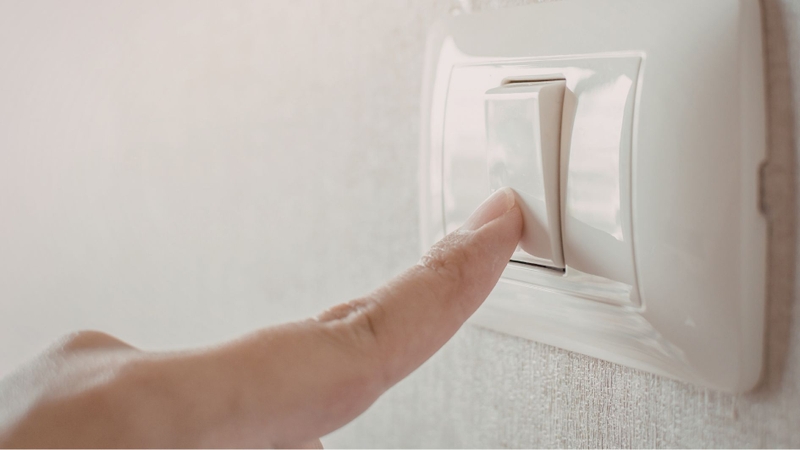 Tắt thiết bị điện khi không sử dụng