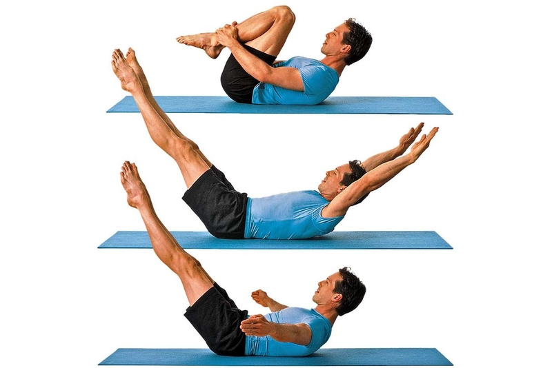 Các bài tập pilates không cần dụng cụ 7